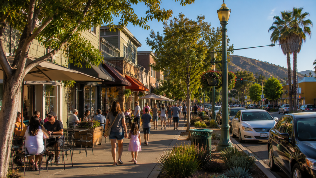 Local neighborhood businesses and community life in El Cajon