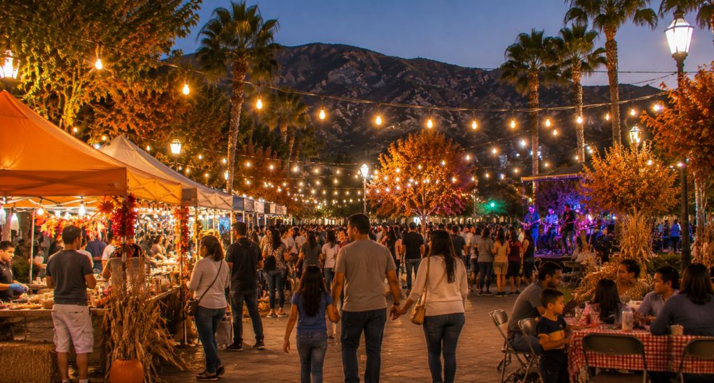 El Cajon fall festival with local vendors and community activities